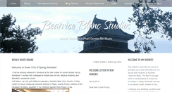 Desktop Screenshot of beatriceblancstudios.com